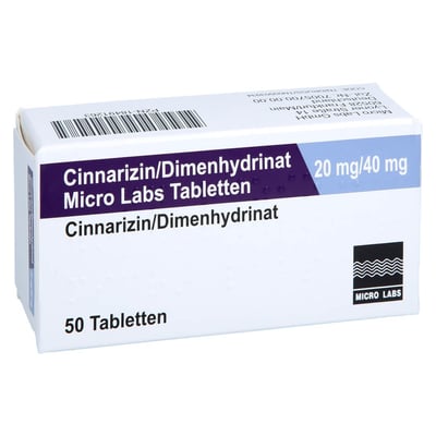 CINNARIZIN/Dimenhydrinat Micro Labs 20/40 mg Tabl.