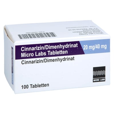 CINNARIZIN/Dimenhydrinat Micro Labs 20/40 mg Tabl.