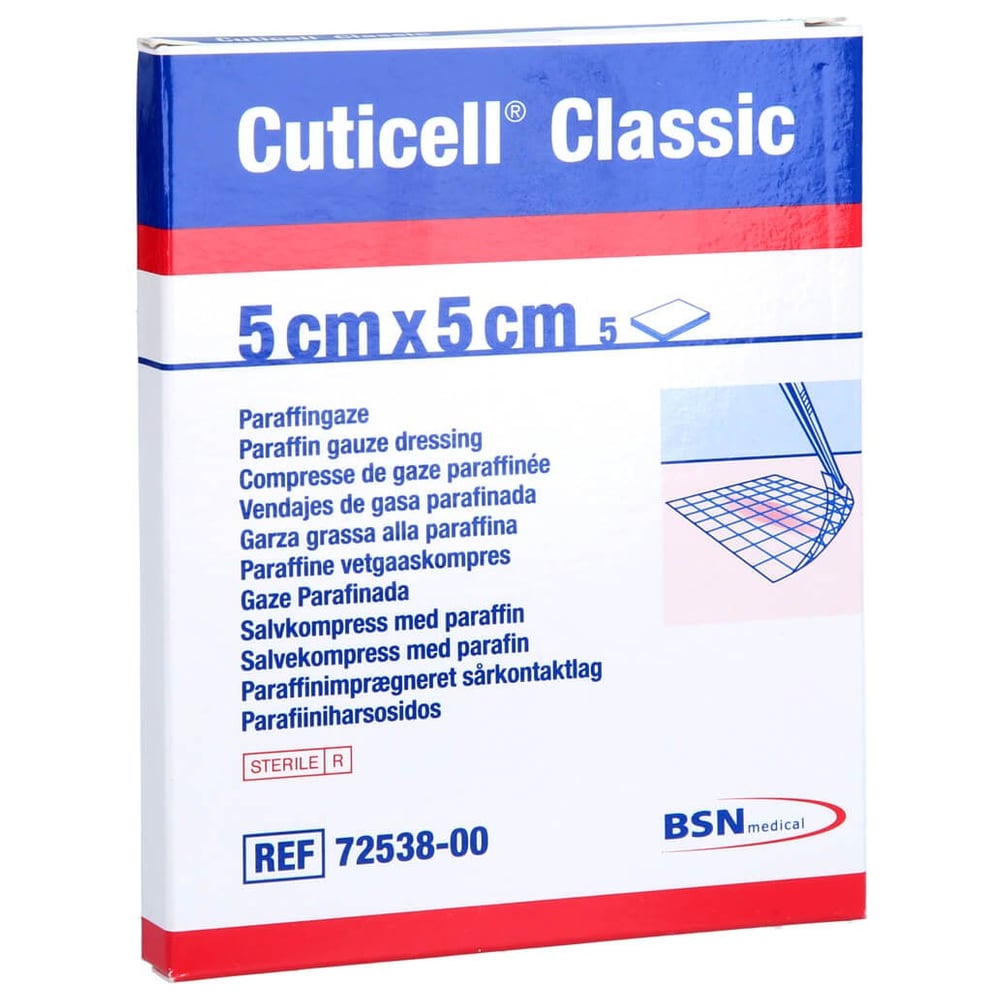 Cuticell Classic Wundgaze 5x5 cm