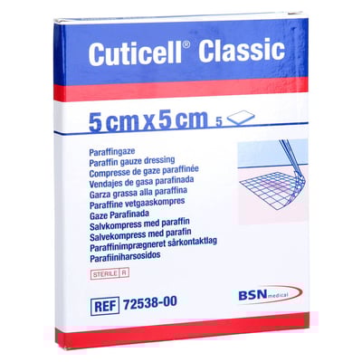 Cuticell Classic Wundgaze 5x5 cm