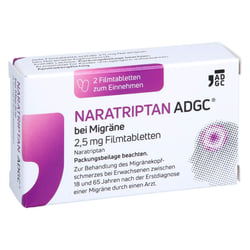 Naratriptan Adgc bei Migräne 2,5 mg