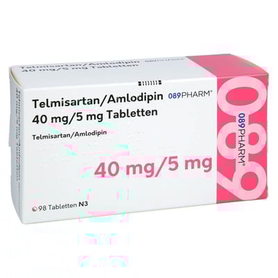 Telmisartan/Amlodipin 089PHARM 40 mg/5 mg