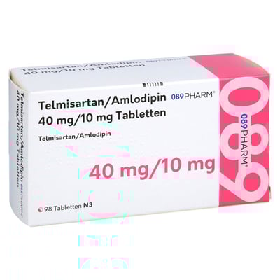 Telmisartan/Amlodipin 089PHARM 40 mg/10 mg