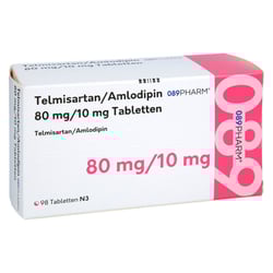 Telmisartan/Amlodipin 089PHARM 80 mg/10 mg