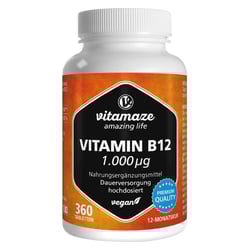 Vitamin B12 1000 ug hochdosiert vegan