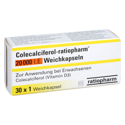 Colecalciferol-ratiopharm 20000 I.E.