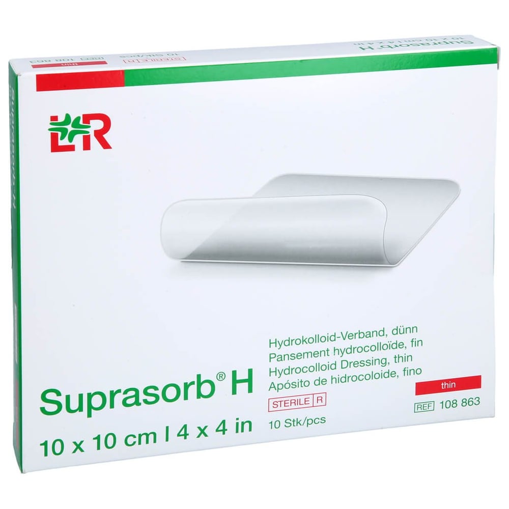 Suprasorb H Hydrokoll.Verb.dünn 10x10 cm