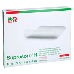 Suprasorb H Hydrokoll. Verband dünn 10x10 cm Kohlpharma