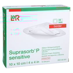 Suprasorb P sensitive PU-Schaumv.border 10x10cm Kohlpharma