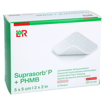 Suprasorb P+PHMB Schaumverband 5x5 cm
