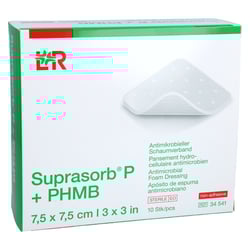 Suprasorb P+PHMB Schaumverband 7.5x7.5 cm