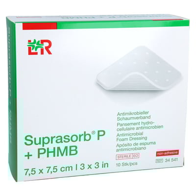Suprasorb P+PHMB Schaumverband 7.5x7.5 cm