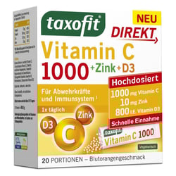 Taxofit Vitamin C 1000+Zink+D3 Direkt Granulat