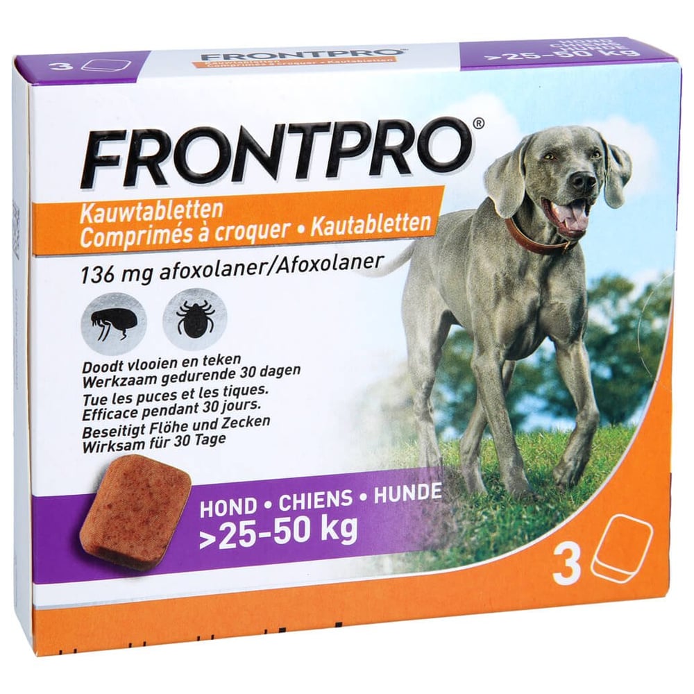 Frontpro 136mg Hund 25-50