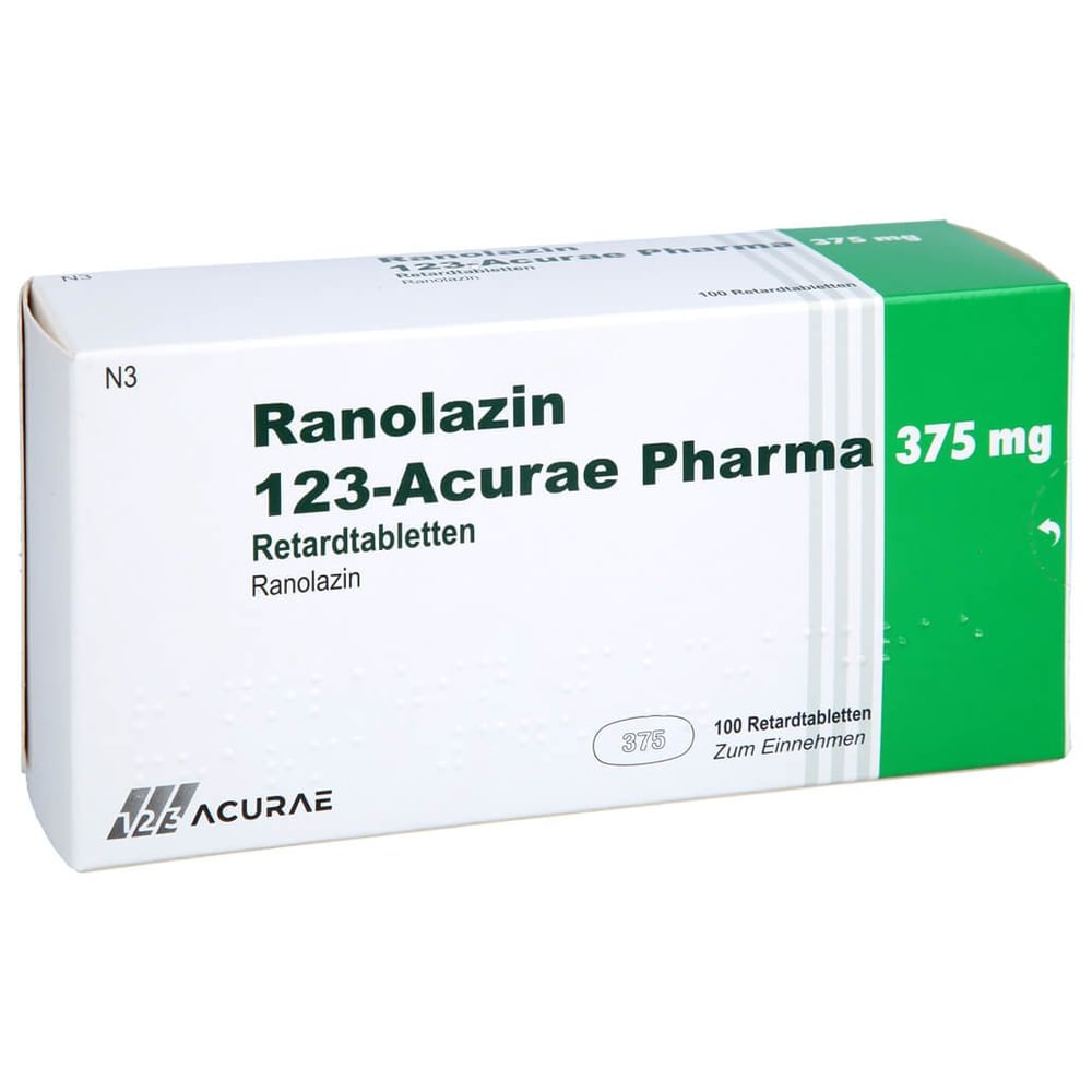 Ranolazin 123-Acurae Pharma 375 mg