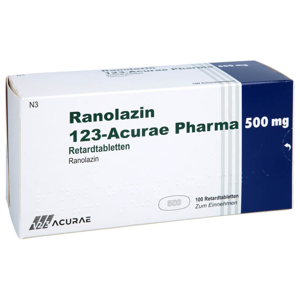 Ranolazin 123-Acurae Pharma 500 mg