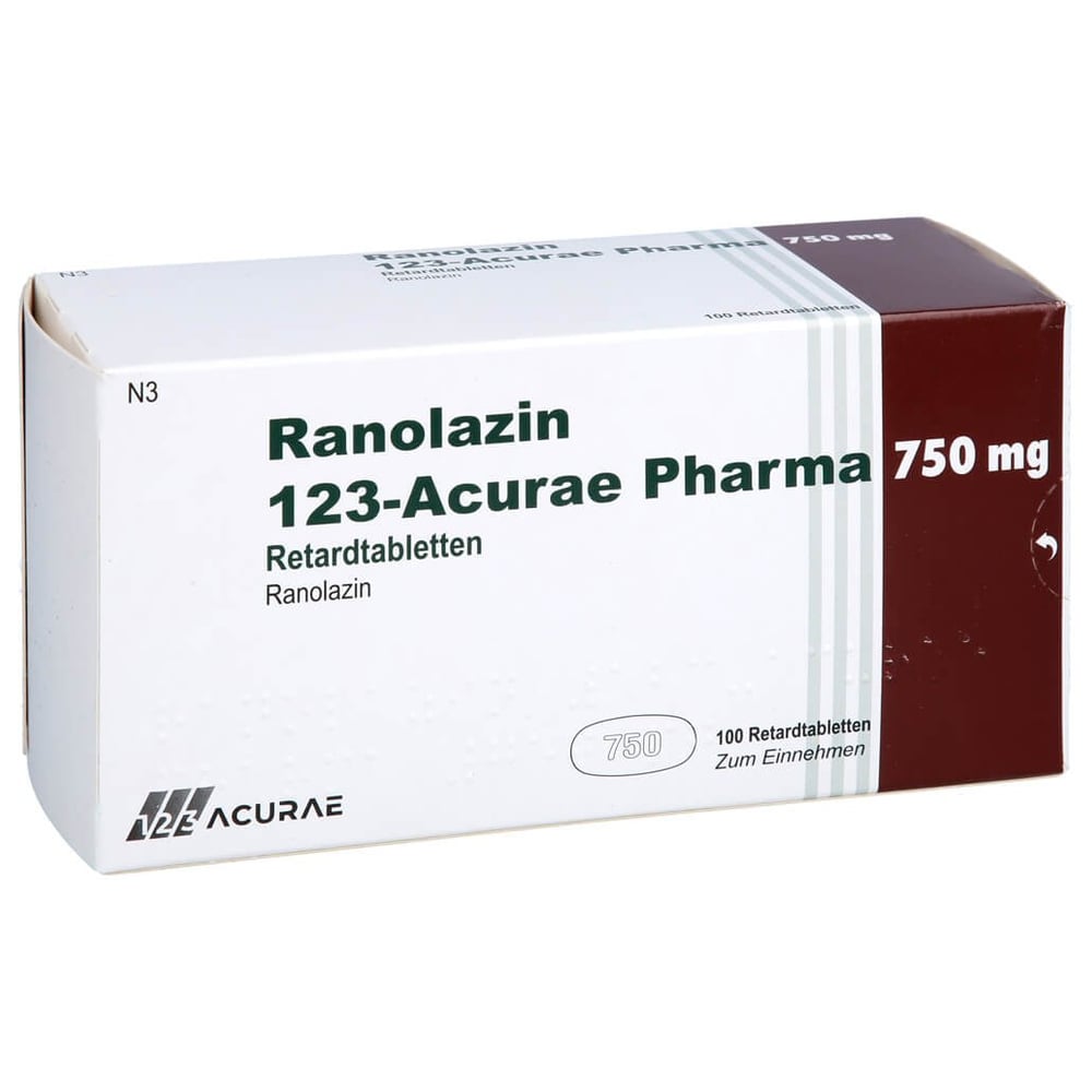 Ranolazin 123-Acurae Pharma 750 mg