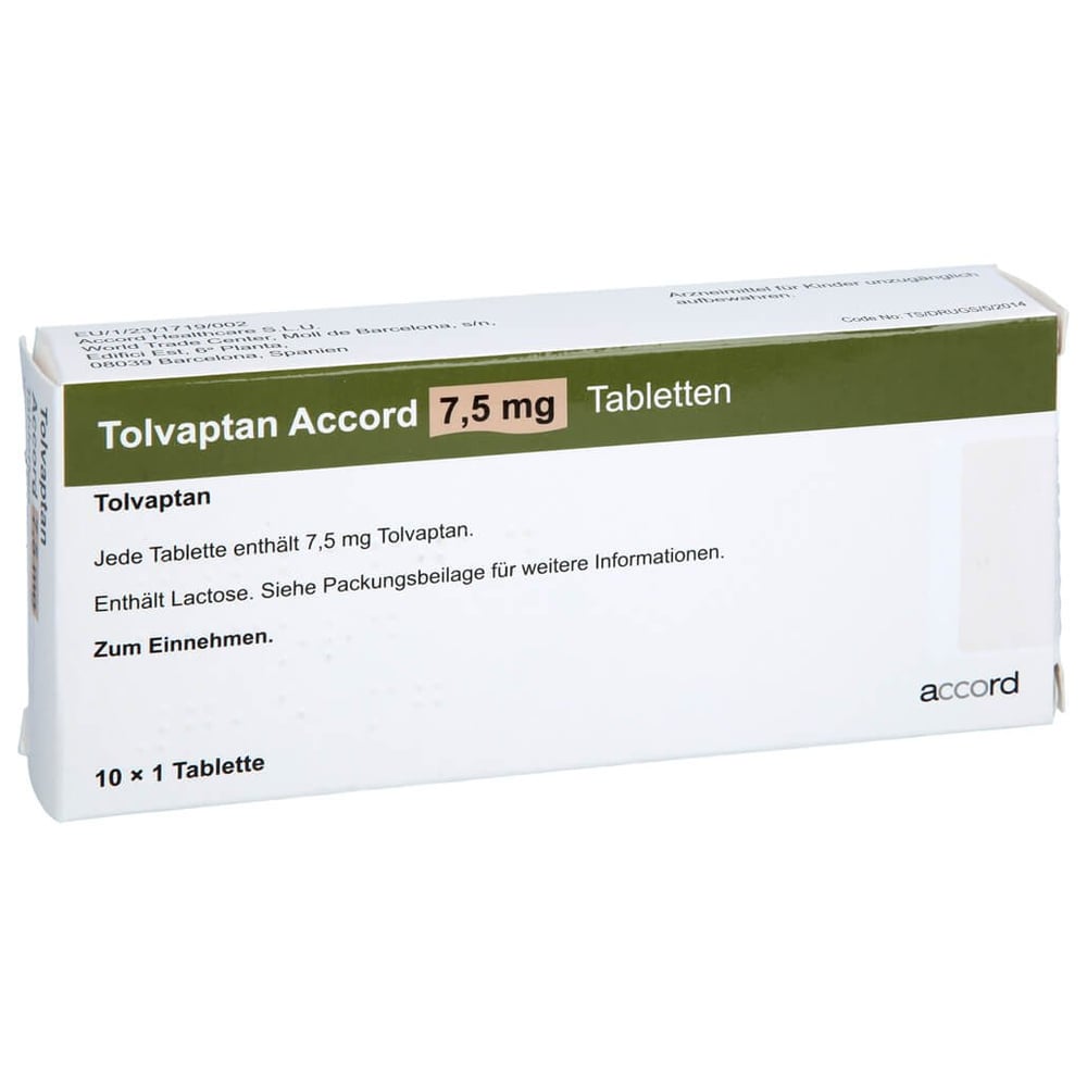 Tolvaptan Accord 7,5 mg