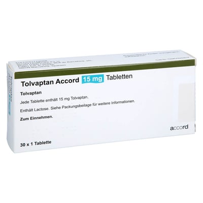 Tolvaptan Accord 15 mg