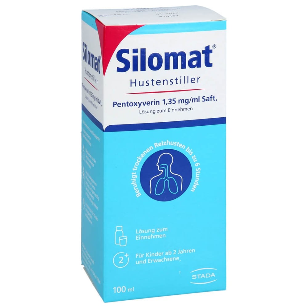 Silomat Hustenstiller Pentoxyverin 1,35 mg/ml Saft