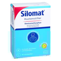 Silomat Hustenstiller Dextromethorphan mit Honig-Geschmack 7,7 mg Lutschpastillen