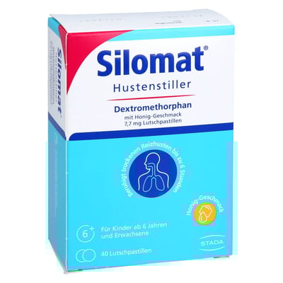 Silomat Hustenstiller Dextromethorphan mit Honig-Geschmack 7,7 mg Lutschpastillen