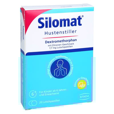Silomat Hustenstiller Dextromethorphan mit Zitronen-Geschmack 7,7 mg Lutschpastillen