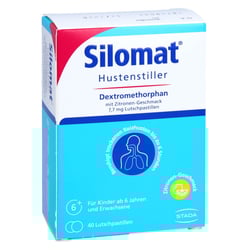 Silomat Hustenstiller Dextromethorphan mit Zitronen-Geschmack 7,7 mg Lutschpastillen