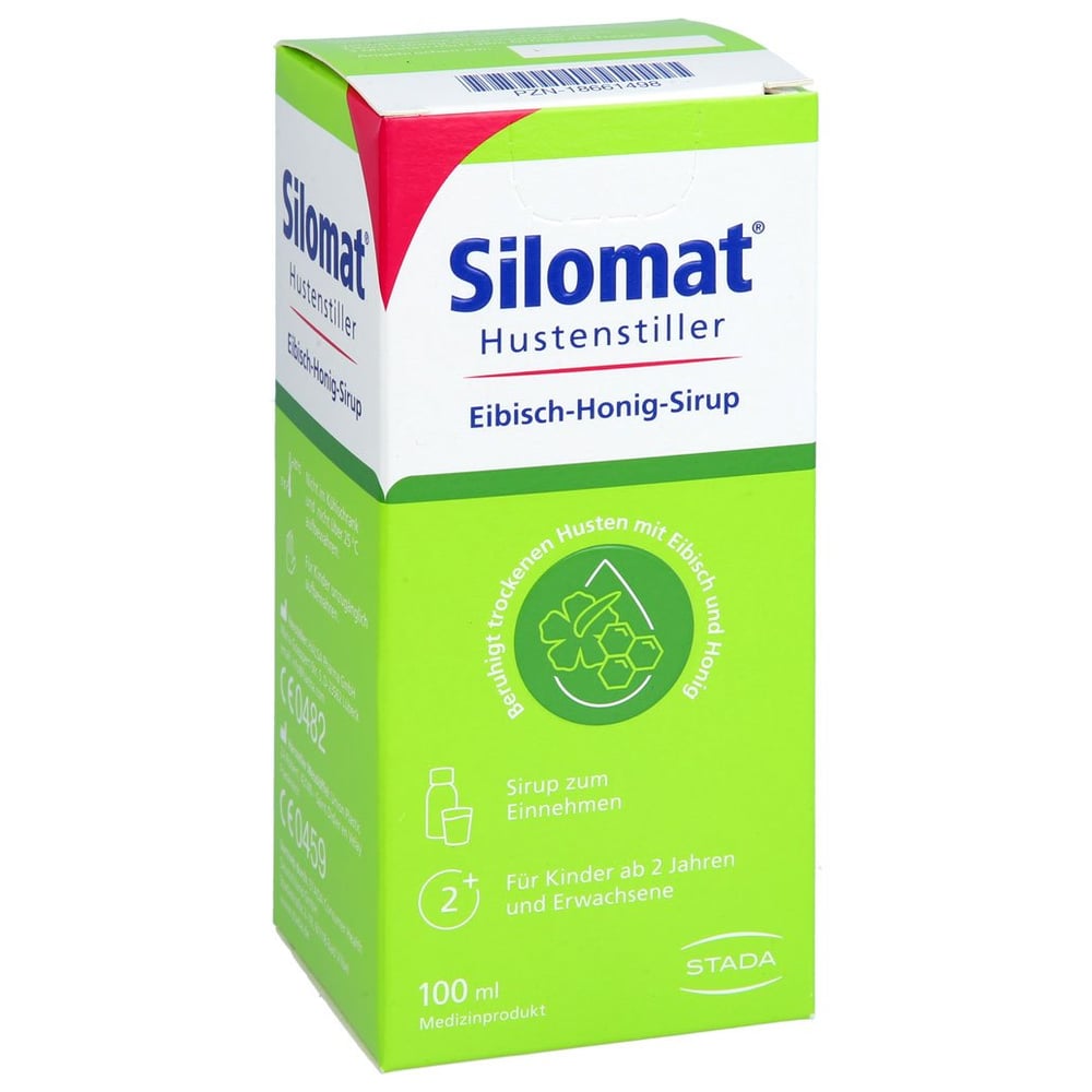 SILOMAT Hustenstiller Eibisch-Honig-Sirup