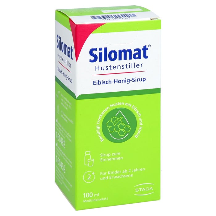 SILOMAT Hustenstiller Eibisch-Honig-Sirup