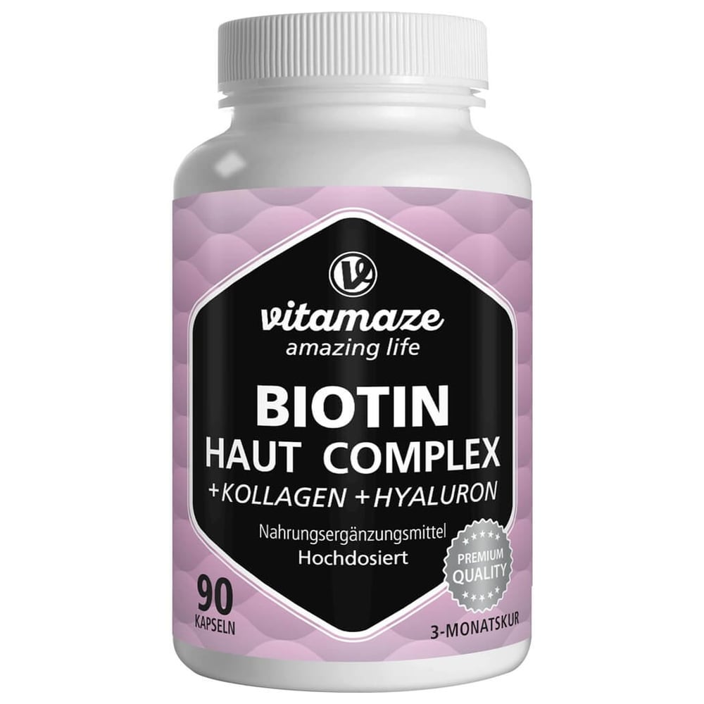 Biotin Haut Komplex hochdosiert + Kollagen