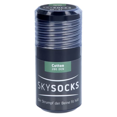 SKYSOCKS Cotton 280den AD 40/41 black Produktbild 1