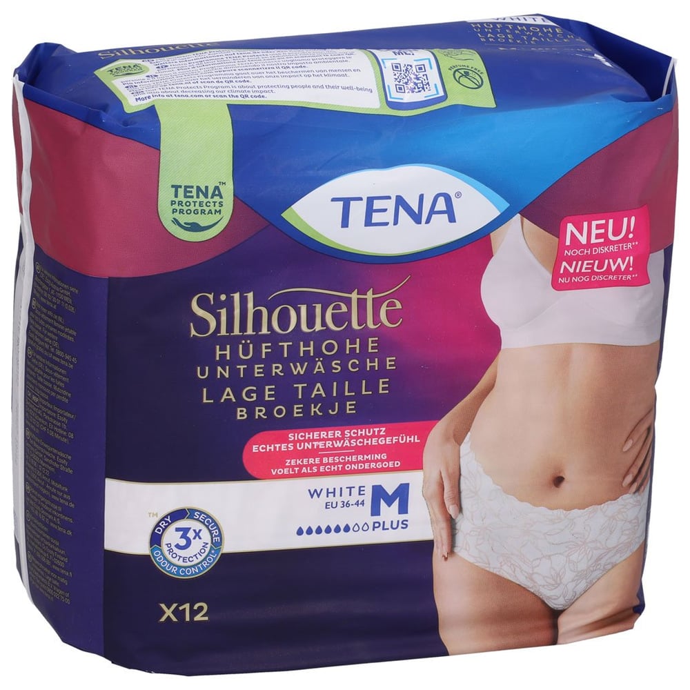 TENA Silhouette Plus White M Inkontinenz Pants