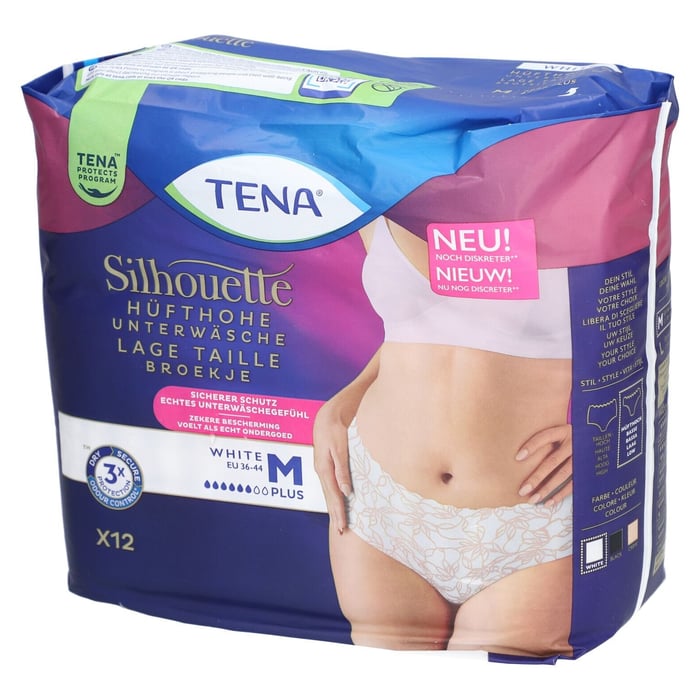TENA Silhouette Plus White M Inkontinenz Pants