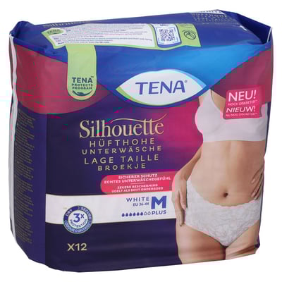 TENA Silhouette Plus White M Inkontinenz Pants