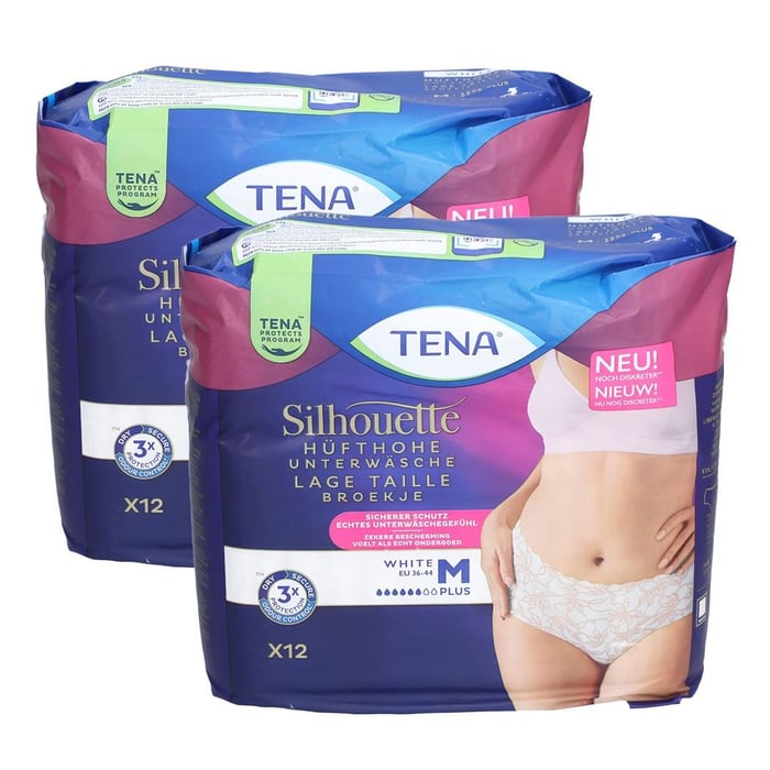 TENA Silhouette Plus White M Inkontinenz Pants