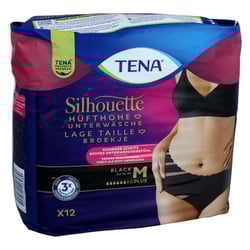TENA Silhouette Plus Black M Inkontinenz Pants