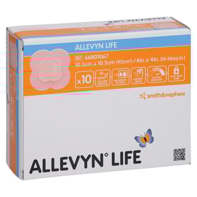 Allevyn Life 10,3x10,3 cm Silikonschaumverband Orifarm