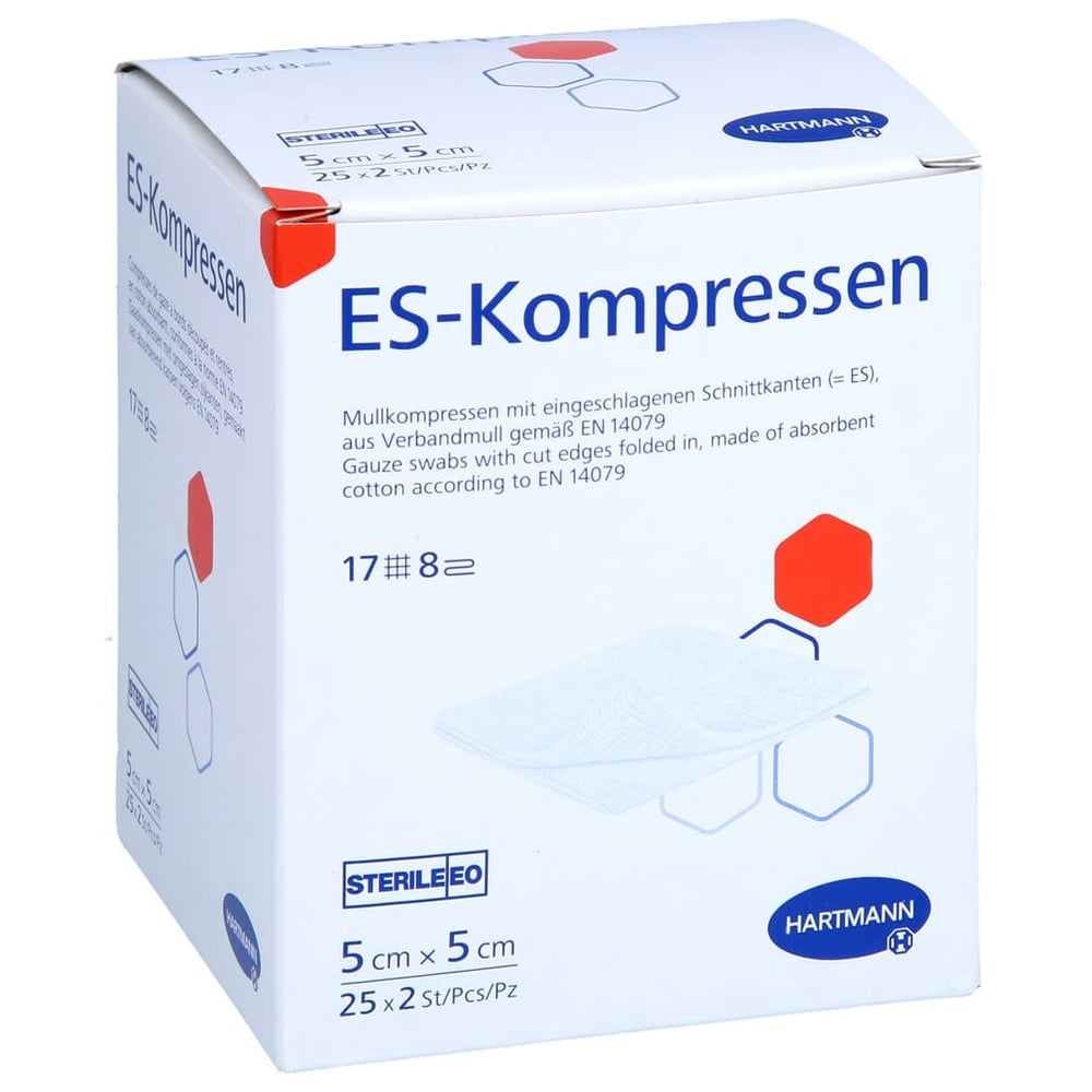 ES-Kompressen steril 5x5 cm 8fach Emra-Med