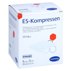 ES-Kompressen steril 5x5 cm 8fach Emra-Med