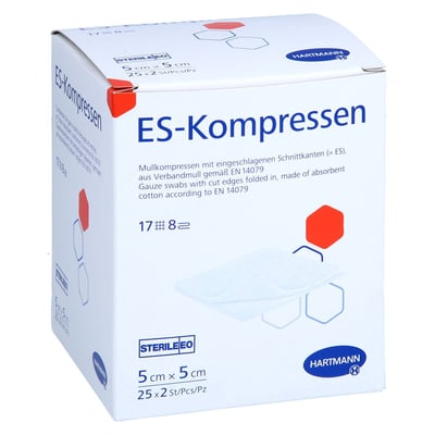 ES-Kompressen steril 5x5 cm 8fach Emra-Med