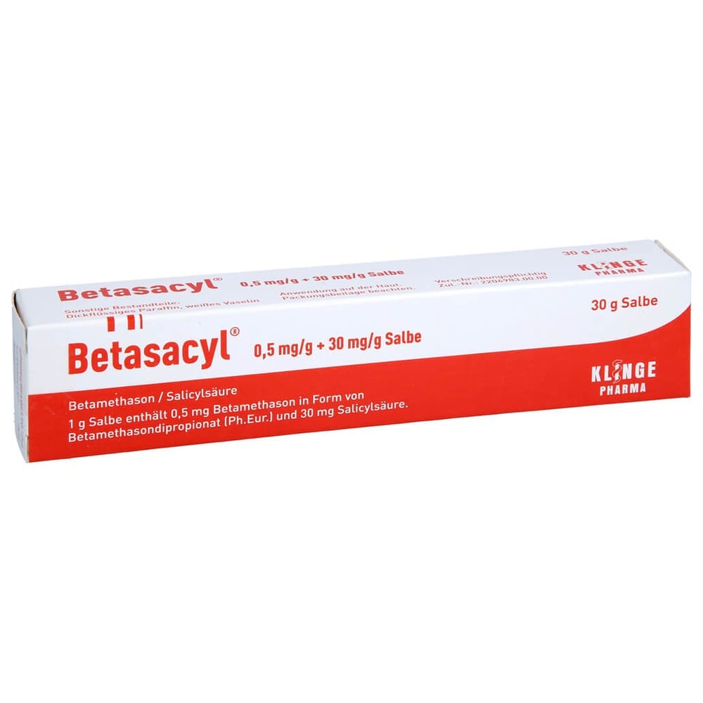 Betasacyl 0.5 mg/g +30 mg/g Salbe