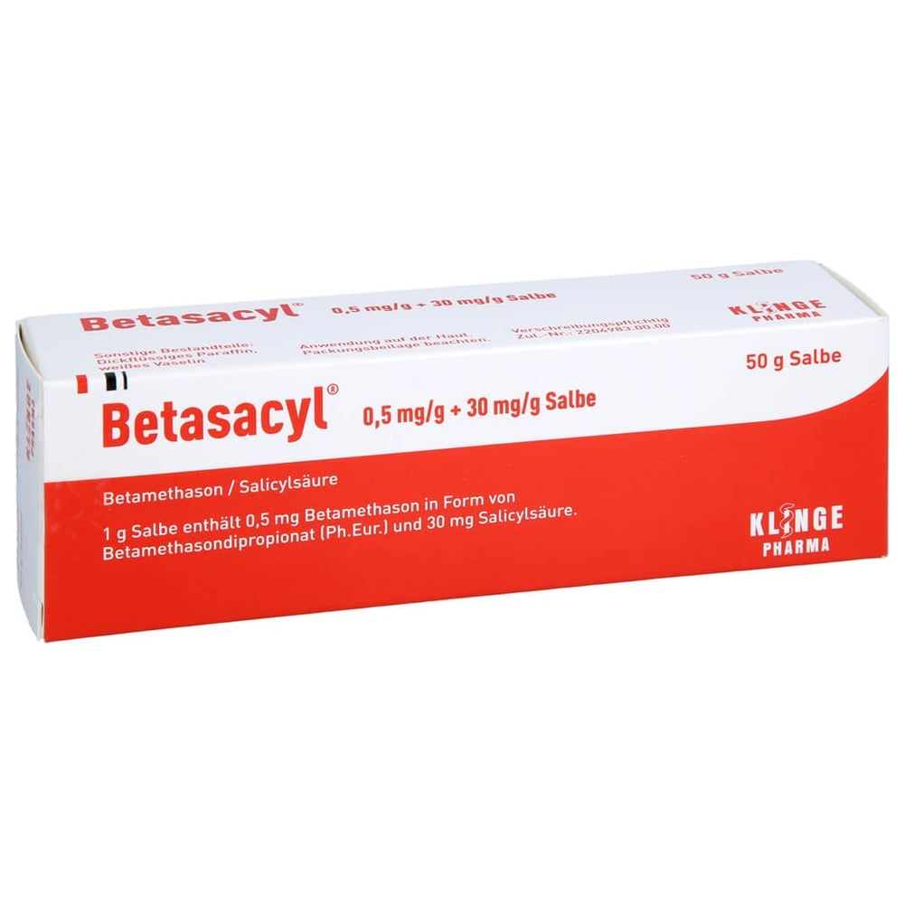 Betasacyl 0.5 mg/g +30 mg/g Salbe