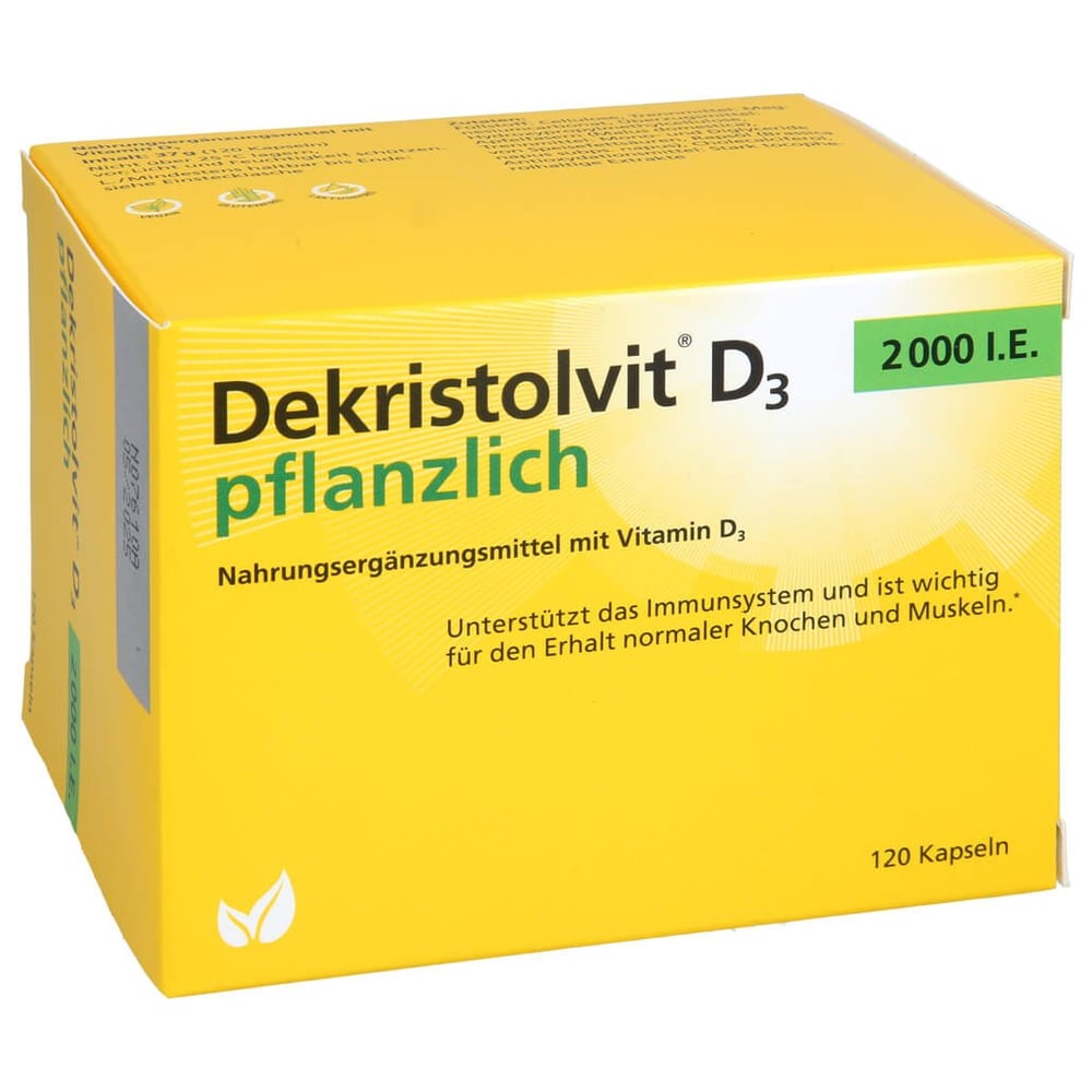 Dekristolvit D3 2000 I.E. pflanzlich