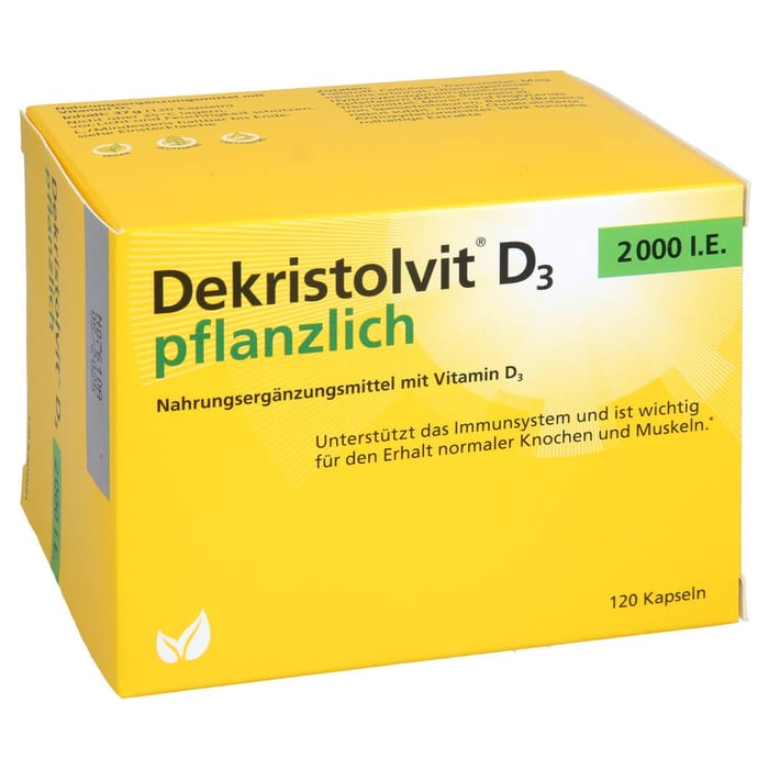 Dekristolvit D3 2000 I.E. pflanzlich