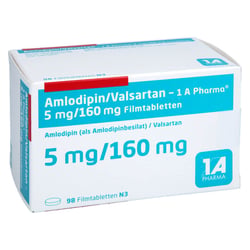 Amlodipin/Valsartan-1A Pharma 5 mg/160 mg