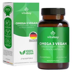 Omega-3 1100 mg vegan 600 mg DHA+300 mg EPA