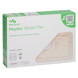 Mepilex Border Flex Schaumverband haftend 15x20 cm
