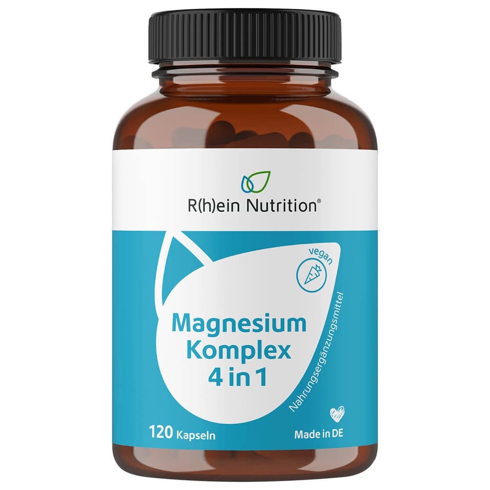 Magnesium Komplex 4 in 1 hochdosiert vegan