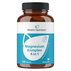 Magnesium Komplex 4 in 1 hochdosiert vegan